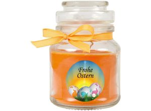 4059222276294 - Hs Candle - Duftkerze als Ostergeschenk ( Honigmelone-Duft ) Design Ostereier - Kerze als Osterdeko - 120g Wachs mit ca 30 Stunden Brenndauer