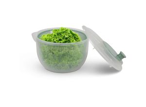 4059222288020 - Pro Home - Salatschleuder ( 27 Liter Ø20cm   Grün ) BPA-frei 3in1 - Schleuder Sieb und Salatschüssel 3D Kurbel - Schleudern ohne Kraftaufwand