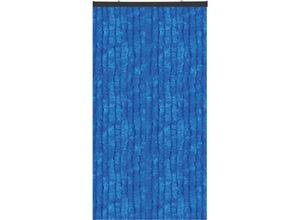 4059222341725 - Bestlivings - Flauschvorhang in Sondergröße - Türvorhang Breite 100cm - Länge 250cm Blau - Blau