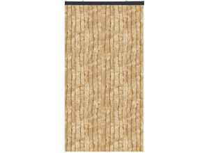 4059222342975 - Bestlivings - Flauschvorhang in Sondergröße - Türvorhang Breite 140cm - Länge 275cm Beige - Beige