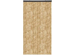4059222343170 - Bestlivings - Flauschvorhang in Sondergröße - Türvorhang Breite 140cm - Länge 300cm Beige - Beige