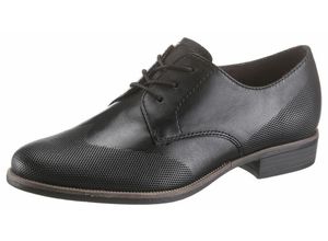 4059252136117 - Große Größen Tamaris Schnürschuh schwarz Gr36