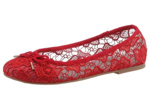 4059253245337 - Große Größen Tamaris Ballerina rot Gr37