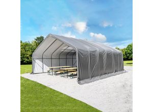4059306104161 - GreenYard® Weidezelt-Überdachung - ca 670 x 610 x 320 cm Grau