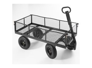 4059306108909 - GreenYard® Gartenwagen  Handwagen Bollerwagen Tragkraft 500kg  Transportwagen  Gerätewagen aus Stahl
