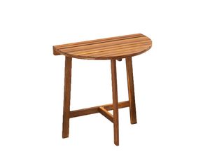4059306109883 - HC Garten & Freizeit klappbarer Beistelltisch halbrund aus Akazienholz 70 x 45 x 74 cm 4059306109883 - HC Garten & Freizeit klappbarer Beistelltisch halbrund aus Akazienholz 70 x 45 x 74 cm