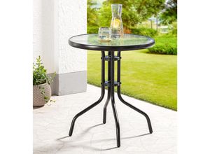 4059306110452 - HC Garten & Freizeit Glastisch Bistrotisch Ø 60 x 70 cm