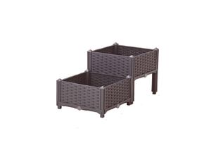 4059306114214 - HC Garten & Freizeit Hochbeet ca 40 x 40 x 38 15 cm Braun