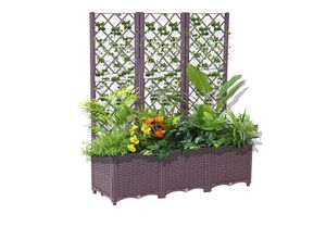 4059306114252 - HC Garten & Freizeit Hochbeet ca 120 x 40 x 136 30 cm - Braun