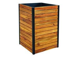 4059306116096 - Holz Pflanzkübel Pflanzkübel Blumenkasten Blumenkübel 42 x 42 x 60 cm FSC braun