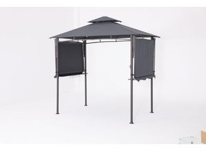 4059306116768 - Grillpavillion Gartenzelt Grill Pavillon mit zwei zusätzlichen Markisen 240 x 150 x 250 cm