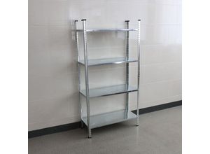 4059306118380 - Schwerlastregal   Kellerregal   Lagerregal 5 40 kg Vollmetallregal 4-fach