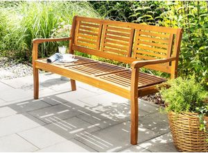 4059306119257 - 3-Sitzer Gartenbank Akazienholz ca 90 x 57 x 153 cm