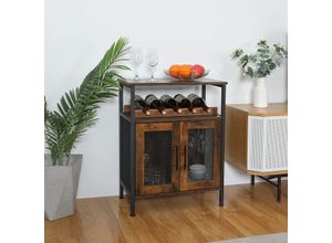 4059306126866 - Wohnzimmerregal ca 60 x 34 x 79 cm - Braun