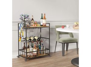 4059306126897 - Wohnzimmerregal ca 60 x 34 x 90 cm - Braun