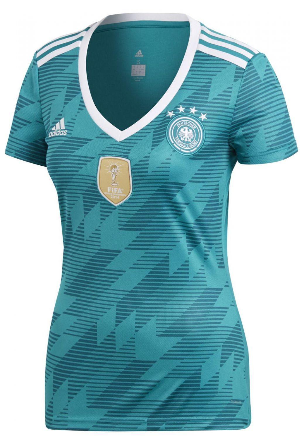 4059322797835 - adidas DFB Away Women Auswärtstrikot (Größe M (Größe 38-40) eqt green white real teal)