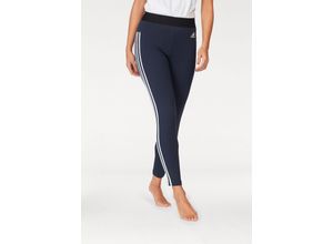 4059326483376 - Große Größen adidas Performance Leggings »ESSENTIALS 3 STRIPES TIGHT« marine-weiß GrXL