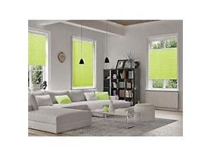 4059382014330 - Casa Pura Plissee Magic Polyester lackiertes Aluminium Hellgrün 550 x 2000 mm