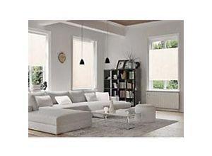 4059382021352 - Casa Pura Plissee Magic Polyester lackiertes Aluminium Weiß 1200 x 2000 mm