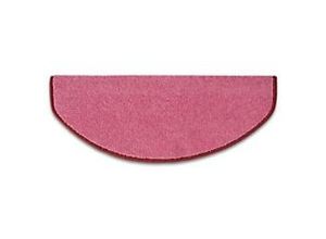 4059382031054 - Floordirekt Step Stufenmatte Dynasty Velours Polypropylen Filz Pink 650 x 235 mm Halbrund