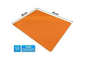 4059382093762 - Office Marshal Schreibtischauflage Polypropylen Orange 650 x 500 mm