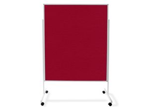 4059382101634 - Office Marshal Moderationstafel mit Rollen Doppelseitig 150 x 120 cm Filz