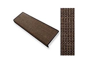 4059382111596 - Floordirekt Step Stufenmatte Sylt Sisal Dunkelbraun 235 x 650 mm Rechteckig