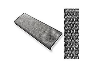 4059382111671 - Floordirekt Step Stufenmatte Sylt Sisal Grau 235 x 650 mm Rechteckig