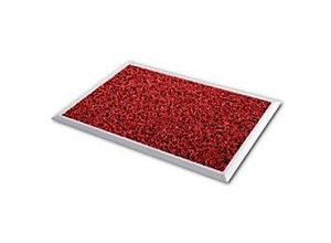 4059382126774 - Desinfektionsmatte Professional Line Hygienic Mat Rot Aluminium Vinyl 480 x 680 mm