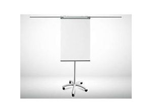 4059382142842 - Master of Boards Mobiles Flipchart Piranha PRO 67 x 105 cm Magnetisch Mit 5 Rollen und Stiftablage Grau