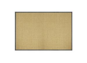 4059382338467 - Sisal-Teppich Amazonas Natur Mit farbiger Bordüre Für Wohnräume