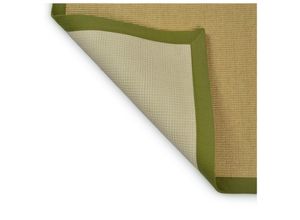 4059382339006 - Sisal-Teppich Amazonas Natur Mit farbiger Bordüre Für Wohnräume