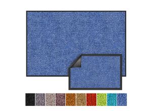 4059382346721 - Floordirekt - Schmutzfangmatte Rhine Cornflower Blue 90 x 300 cm - Blau