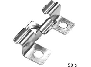 4059419113845 - V2aox - 50 Edelstahl wpc Clips Terrassenclips Befestigungsklammern Terrassendielen 6 mm