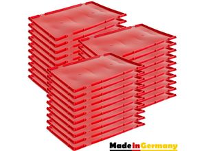 4059419141008 - 30x Deckel Eurobox 40 x 60 cm Deckel Fleischerkiste 40 x 60 cm Deckel Fleischkiste Deckel Metzgerkiste Deckel Stapelkiste Eurokasten 40 x 60 cm Rot