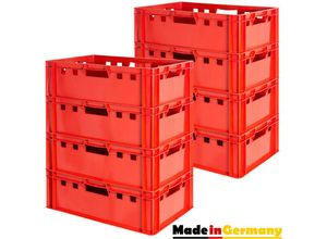 4059419141275 - Fleischkiste E2 Fleischkiste Rot Fleischerkiste Fleischkisten Kiste Fleischkiste Eurobox Lebensmittelecht 60 x 40 Metzgerkiste Auswahl Kingpower