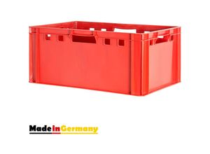 4059419141329 - Fleischkiste E3 Fleischkiste Rot Fleischerkiste Fleischkisten Kiste Fleischkiste Eurobox Lebensmittelecht 60 x 40 Metzgerkiste Auswahl Kingpower