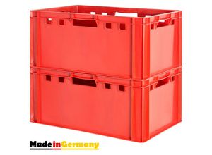 4059419141336 - Fleischkiste E3 Fleischkiste Rot Fleischerkiste Fleischkisten Kiste Fleischkiste Eurobox Lebensmittelecht 60 x 40 Metzgerkiste Auswahl Kingpower