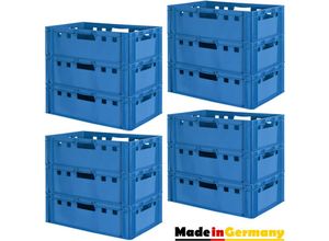 4059419146447 - Fleischkiste E2 Fleischkiste Blau Fleischerkiste Fleischkisten Kiste Fleischkiste Eurobox Lebensmittelecht 60 x 40 Metzgerkiste Auswahl Kingpower