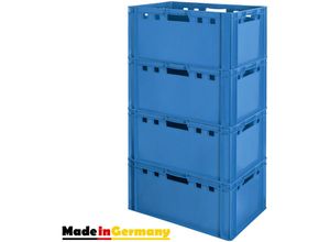 4059419146478 - Fleischkiste E3 Fleischkiste Fleischerkiste Fleischkisten Kiste Fleischkiste Eurobox Lebensmittelecht 60 x 40 Metzgerkiste Auswahl Blau Kingpower