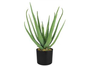 4059419150512 - Aloe Vera Pflanze Kunstpflanze Künstliche Plastik Pflanze im Topf Kunstbaum Künstlich Kunst unechte Pflanze Innendekoration Deko 45 - 120 cm Auswahl