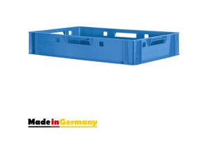 4059419153490 - Fleischkiste E1 Fleischkiste Blau Fleischerkiste E1 Fleischkisten Kiste Fleischkiste Eurobox Lebensmittelecht 60 x 40 Metzgerkiste Auswahl Kingpower