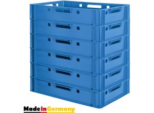 4059419153537 - Fleischkiste E1 Fleischkiste Blau Fleischerkiste E1 Fleischkisten Kiste Fleischkiste Eurobox Lebensmittelecht 60 x 40 Metzgerkiste Auswahl Kingpower