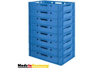 4059419153544 - Fleischkiste E1 Fleischkiste Blau Fleischerkiste E1 Fleischkisten Kiste Fleischkiste Eurobox Lebensmittelecht 60 x 40 Metzgerkiste Auswahl Kingpower