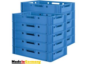 4059419153551 - Fleischkiste E1 Fleischkiste Blau Fleischerkiste E1 Fleischkisten Kiste Fleischkiste Eurobox Lebensmittelecht 60 x 40 Metzgerkiste Auswahl Kingpower