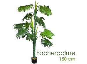 4059419173436 - Künstliche Palme groß Kunstpalme Kunstpflanze Palme künstlich wie echt Plastikpflanze Auswahl Dekoration Deko Decovego