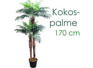 4059419173467 - Künstliche Palme groß Kunstpalme Kunstpflanze Palme künstlich wie echt Plastikpflanze Auswahl Dekoration Deko Decovego