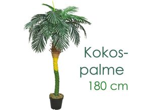 4059419173498 - Künstliche Palme groß Kunstpalme Kunstpflanze Palme künstlich wie echt Plastikpflanze Auswahl Dekoration Deko Decovego