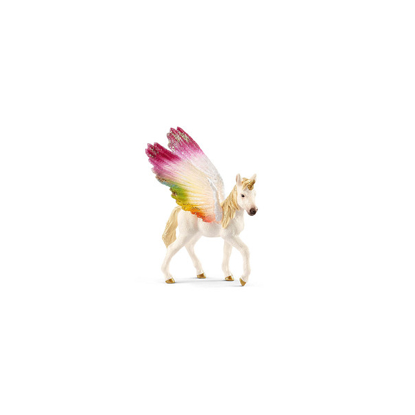 4059433469126 - bayala 70577 Geflügeltes Regenbogeneinhorn Fohlen Spielfigur 4059433469126 Schleich