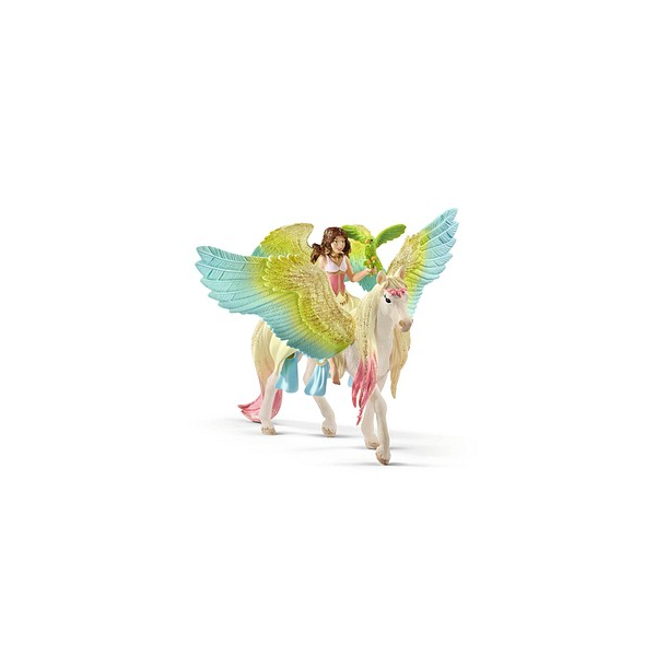 4059433573786 - Bayala 70566 Surah mit Glitzer-Pegasus Spielfigur 4059433573786 Schleich